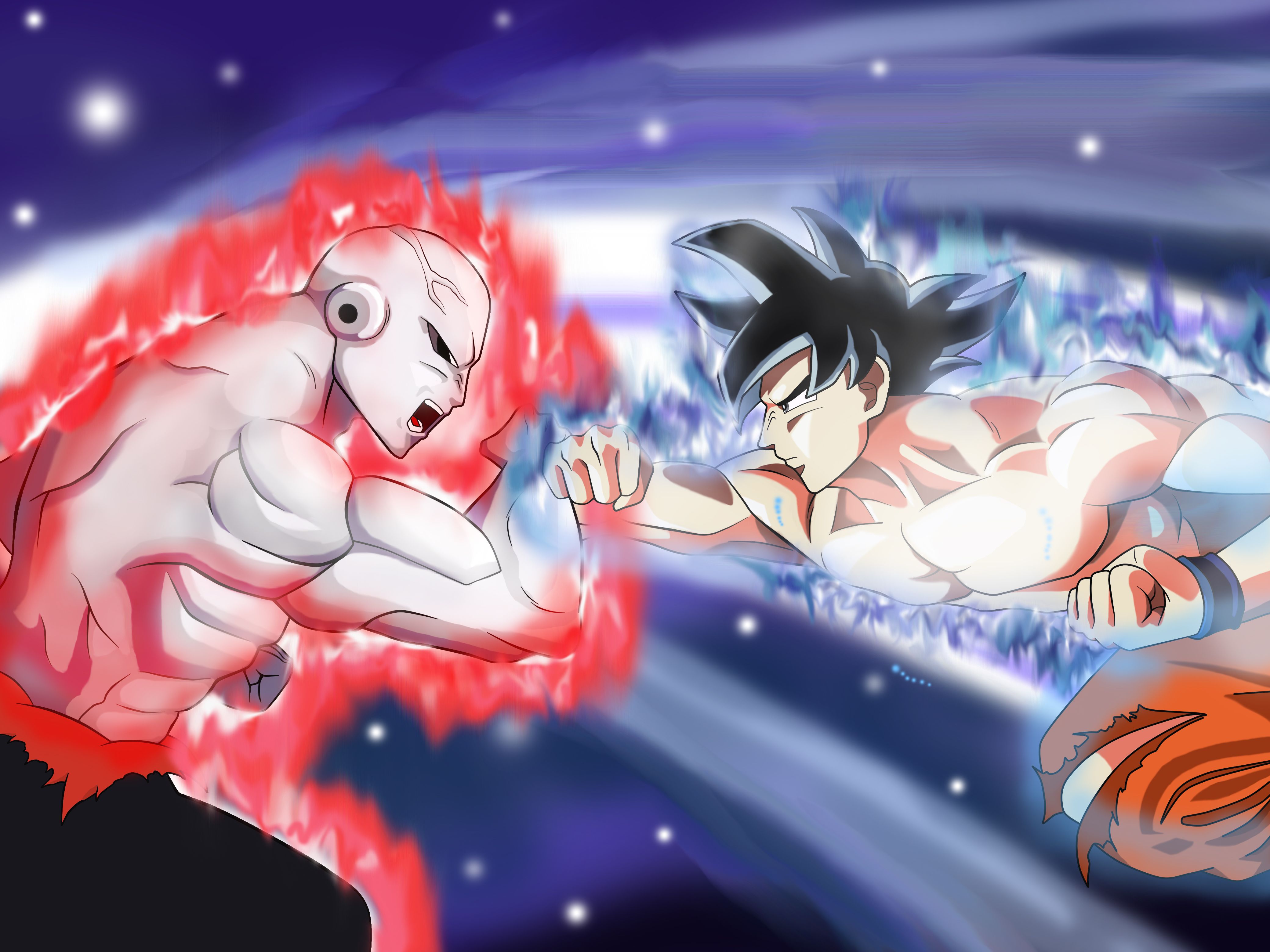 Dragon Ball Super - Goku V Jiren (First Attempt at Digital Coloring